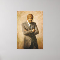 Retrato oficial de John F Kennedy por Aaron Shikle