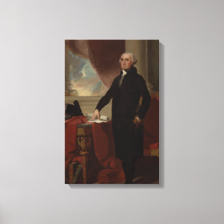 Lienzo Retrato presidencial vintage de George Washington