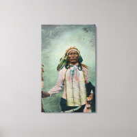 Retrato Sioux Chief Iron Tail