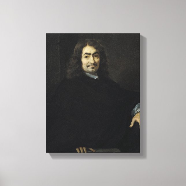 Lienzo Retrato, supuestamente Rene Descartes (Anverso)