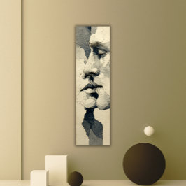 Lienzo Retrato surrealista moderno | Vínculo fragmentado