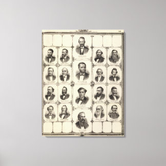Lienzo Retratos de Addison Daniels, RD Stephens