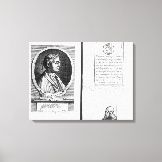 Lienzo Retratos de Horace Scipio Aemilianus (Anverso)