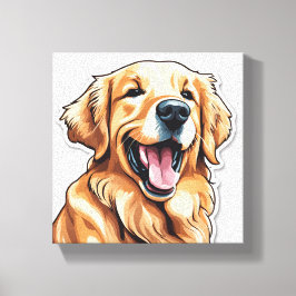 Lienzo Retriever Dorado 