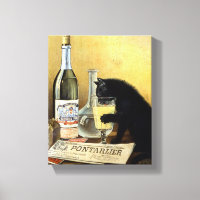 Retro poster francés "absinthe bourgeois"