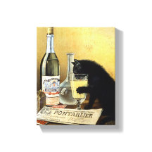 Retro poster francés "absinthe bourgeois"