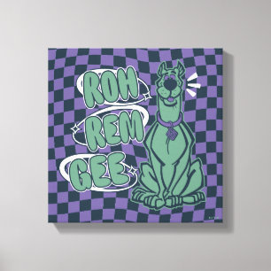 Lienzo Retro Scooby "OMG"