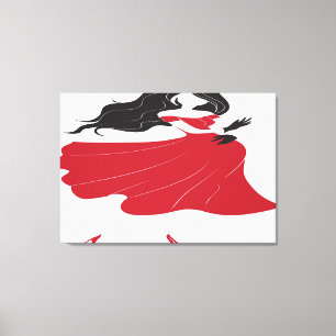 Lienzo Retro Woman