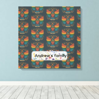 Lienzo Return Address Label "United Pride Strong Heritage