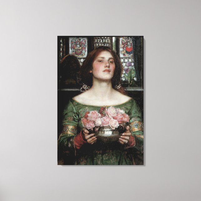 Lienzo Reúna Ye Rosebuds mientras tú puedes (Anverso)