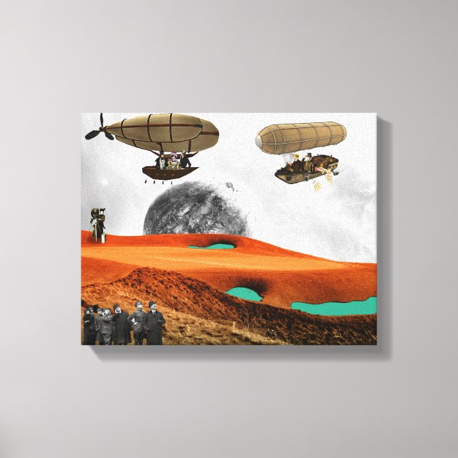 Lienzo Reunión en la Cumbre (Anverso)