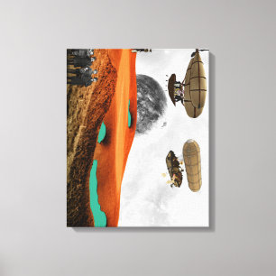 Lienzo Reunión en la Cumbre