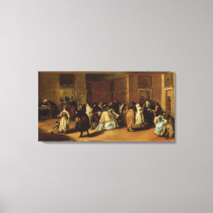 Lienzo Reunión enmascarada