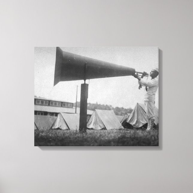 Lienzo Reveille - Entrenamiento naval, Seattle (aprox. 19 (Anverso)