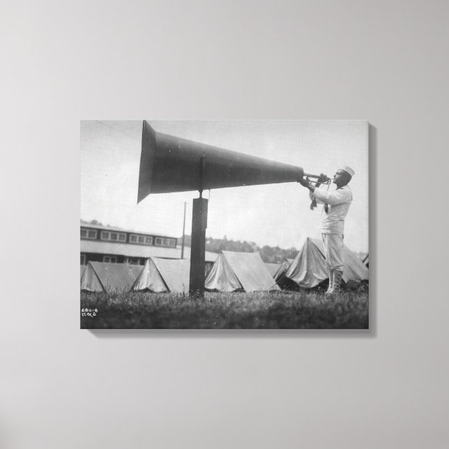 Lienzo Reveille - Entrenamiento naval, Seattle (aprox. 19 (Anverso)