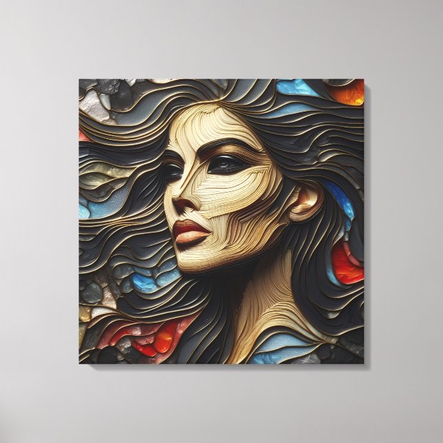 Lienzo Revelación de arrogancia - IA de nuevo (Anverso)