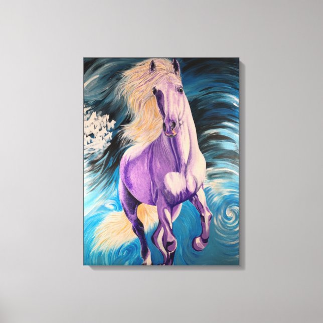 Lienzo Revelación del Caballo Blanco de Jesús 19:11 (Anverso)