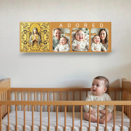 Lienzo Reverencia Opulenta: La Santa V - Foto de bebé ADO