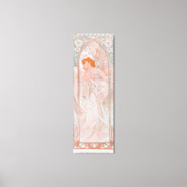 Lienzo Reverie du Soir (1899) de Alphonse Mucha