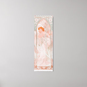 Lienzo Reverie du Soir (1899) de Alphonse Mucha