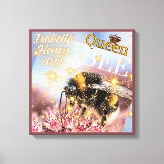 Lienzo revista queen bee (Anverso)