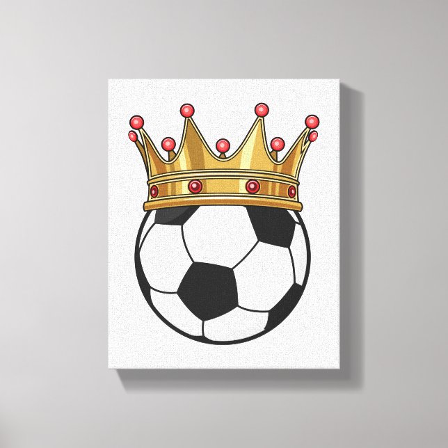 Lienzo Rey de la Corona de Fútbol (Anverso)