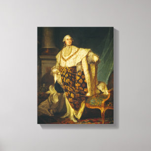 Lienzo Rey de Louis XVI de Francia en trajes de la