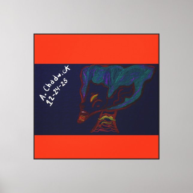 Lienzo Rey Elfo Tigre Rojo (Anverso)