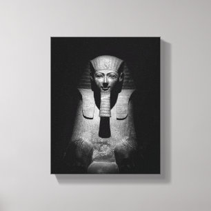 Lienzo Rey faraón blanco y negro