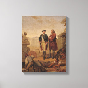 Lienzo Rey Federico II de Prusia