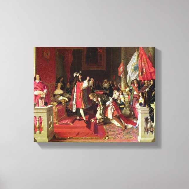 Lienzo Rey Felipe V de España (Anverso)