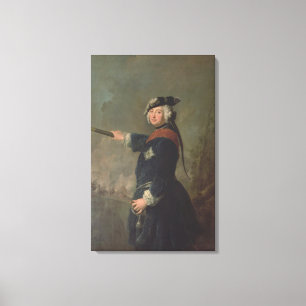 Lienzo Rey Frederick II el grande de Prusia 1746