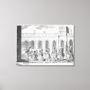 Lienzo Rey George III y reina Charlotte