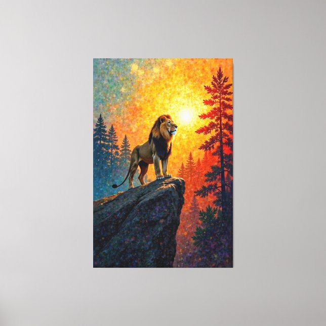 Lienzo Rey lunar (Anverso)