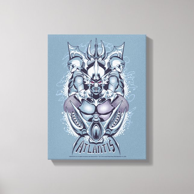 Lienzo Rey Orm de Aquaman el | del gráfico de la (Anverso)