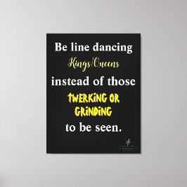 Lienzo Reyes bailarinas en línea III