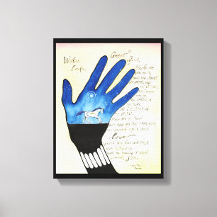 Lienzo "Rezo de Lakota "