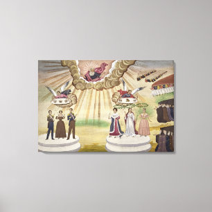 Lienzo Rezos a dioses para la liberación de Grecia,