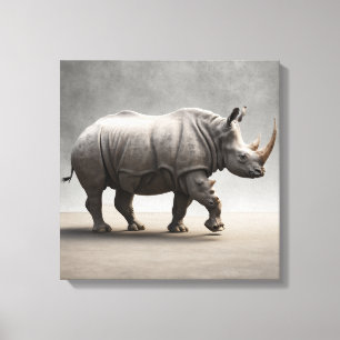 Lienzo Rhinoceros