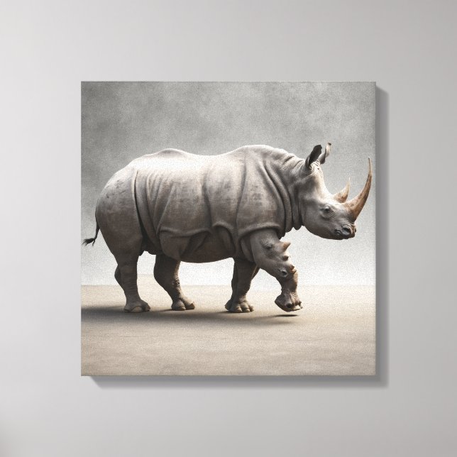 Lienzo Rhinoceros (Anverso)