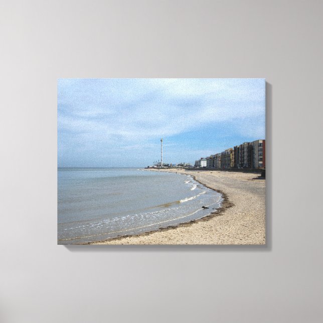 Lienzo Rhyl beach canvas (Anverso)