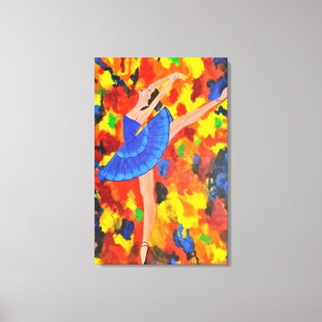 Lienzo Rhythms of Fire (Anverso)