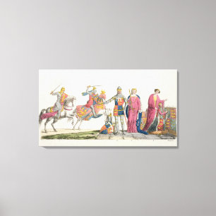 Lienzo Ricardo Corazón de León, Juan de Gaunt, Eduardo II