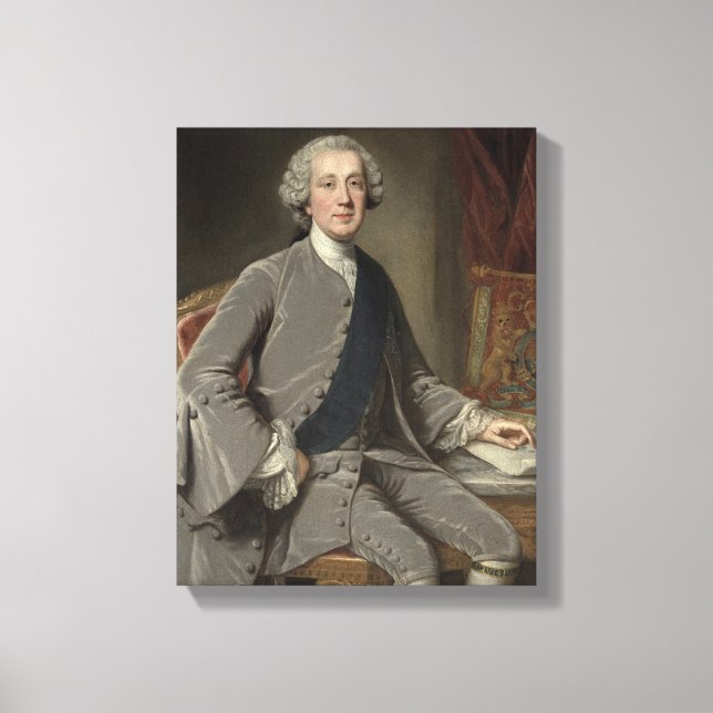 Lienzo Richard Grenville, Earl Temple, c.1760 (Anverso)