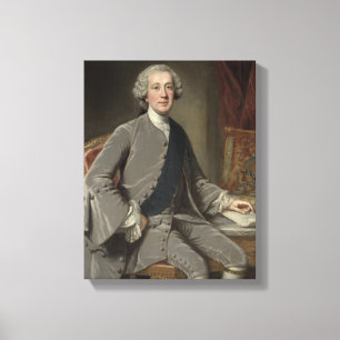 Lienzo Richard Grenville, templo del conde, c.1760