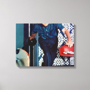 Lienzo Richard Nixon Bowling