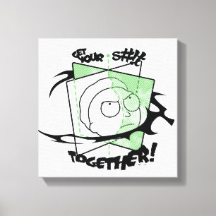 Lienzo RICK AND MORTY™   ¡Consigue tu S#!t Juntos!