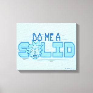 Lienzo RICK AND MORTY™   Hazme Un Sólido