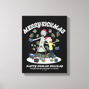 Lienzo Rick and Morty   Merry Rickmas Presents