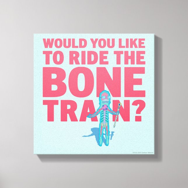 Lienzo RICK AND MORTY™ | Parque de la Anatomía - Tren óse (Anverso)